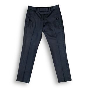 🧵‎ DUBUC Men’s Slim Fit Wool Dress Pants 🔹 Navy Blue Trousers Sz 30